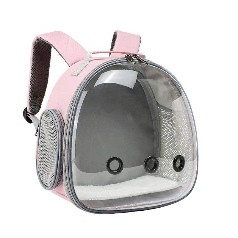 Pet transparent bubble space backpack