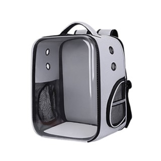 Transparent Printed Space Capsule Pet Backpack