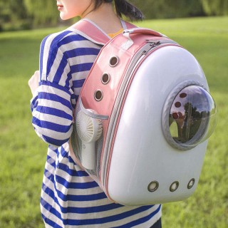 Ventilated capsule pet airline bag