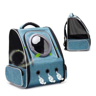 Lightweight and foldable large-capacity pet travel backpack