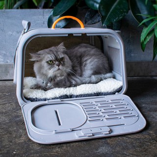 Large-capacity portable pet safety cabin