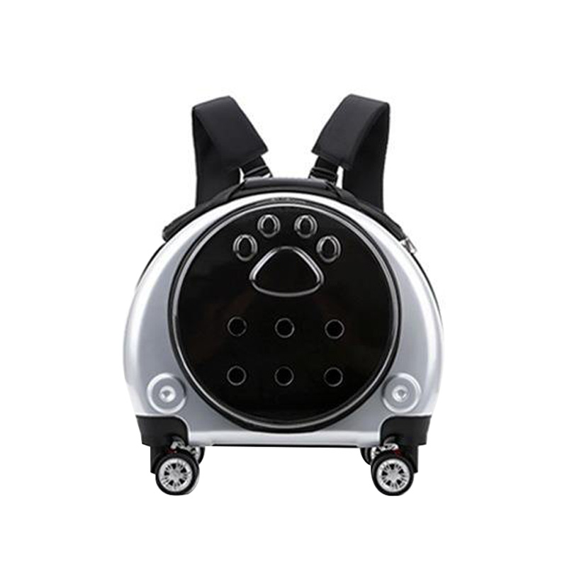 Pet transparent trolley space capsule