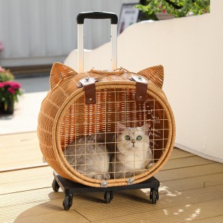 Portable pet push-pull cabin