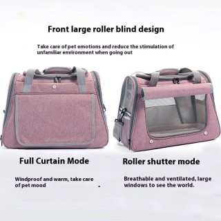 Highly breathable mesh design pet backpack