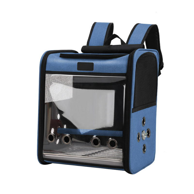 Panoramic transparent pet backpack