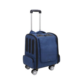 Luxury breathable small pet trolley backpack