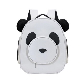 Large and breathable panda-shaped pet backpack