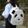 Large and breathable panda-shaped pet backpack