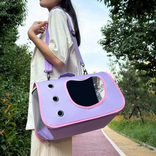 Large-capacity single-shoulder outdoor pet backpack