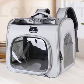 Multifunctional transparent large-capacity pet backpack