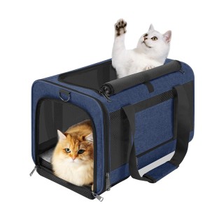 Lightweight Folding Mesh Pet Travel Handbag