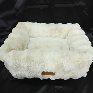 Luxury Solid Rectangular Classic Breathable Pet Bed
