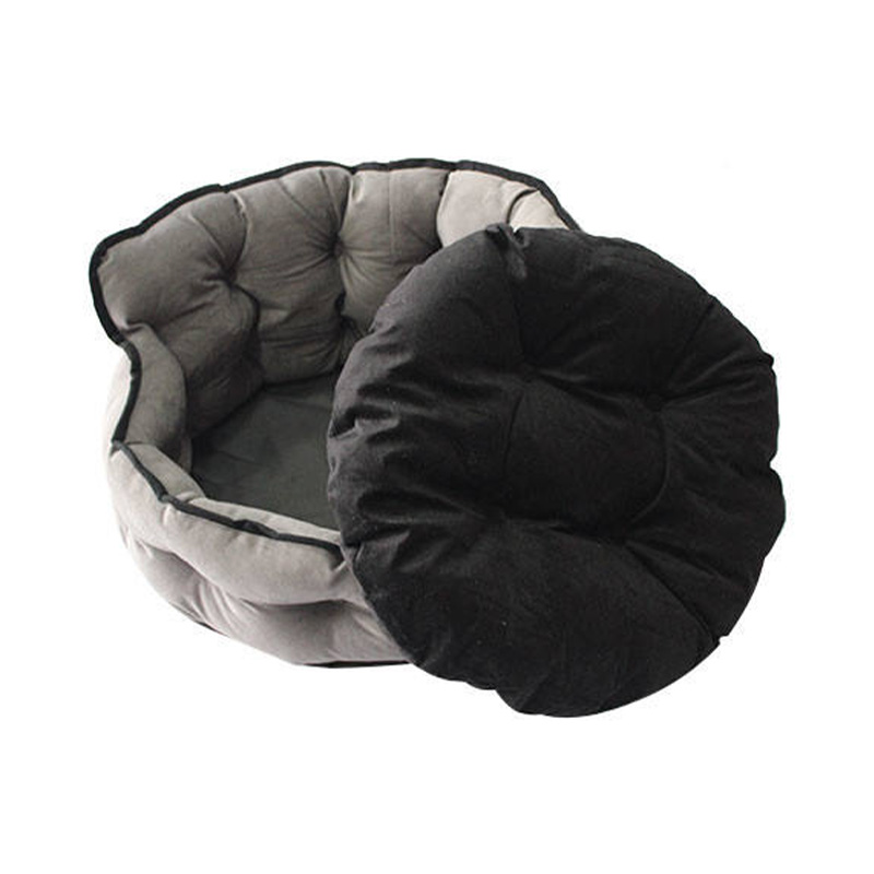 Leaf Shaped Cozy Cave Hooded Blanket Pet Bed