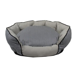 Round Canvas Fabric with Non-Slip Bottom Pet Bed