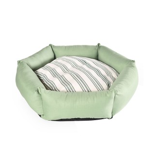New design pattern cat bed soft pet bed with removable pad