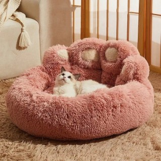 Paws Plush Warm Cat Bed Comfortable Pet Bed