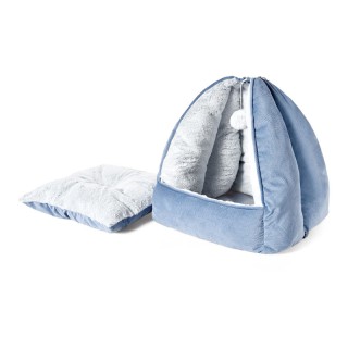 Rabbit Short Plush Fabric Pet House Bed