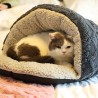 Soft and Warm Cat Cave Pet House Bed