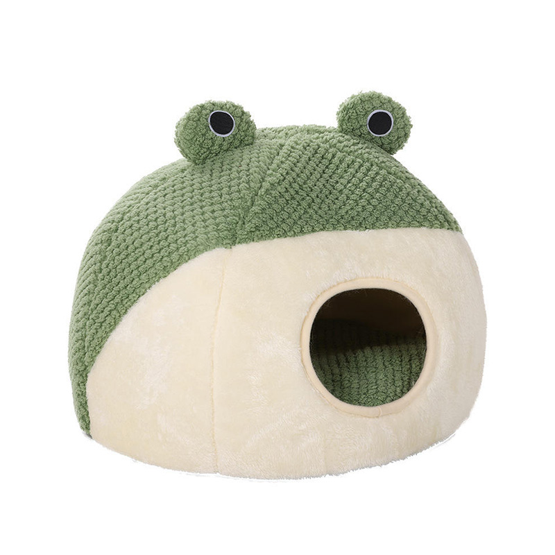 Small frog warm breathable pet nest pet house bed