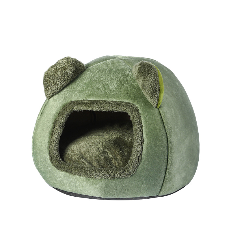 Soothing Soft Cave Bed for Cats and Dogs