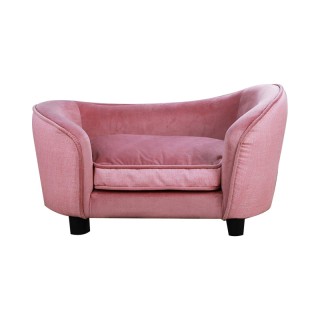 Pink simple non-slip pet sofa bed