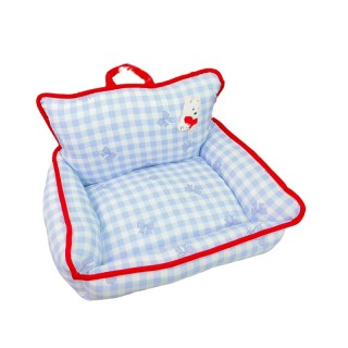 Pastoral style square pet sofa bed