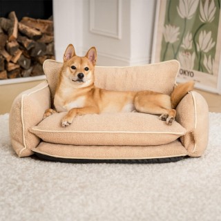Sherpa Double-layer Pet Sofa Bed