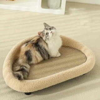 Durable cat scratch resistant pet sofa bed