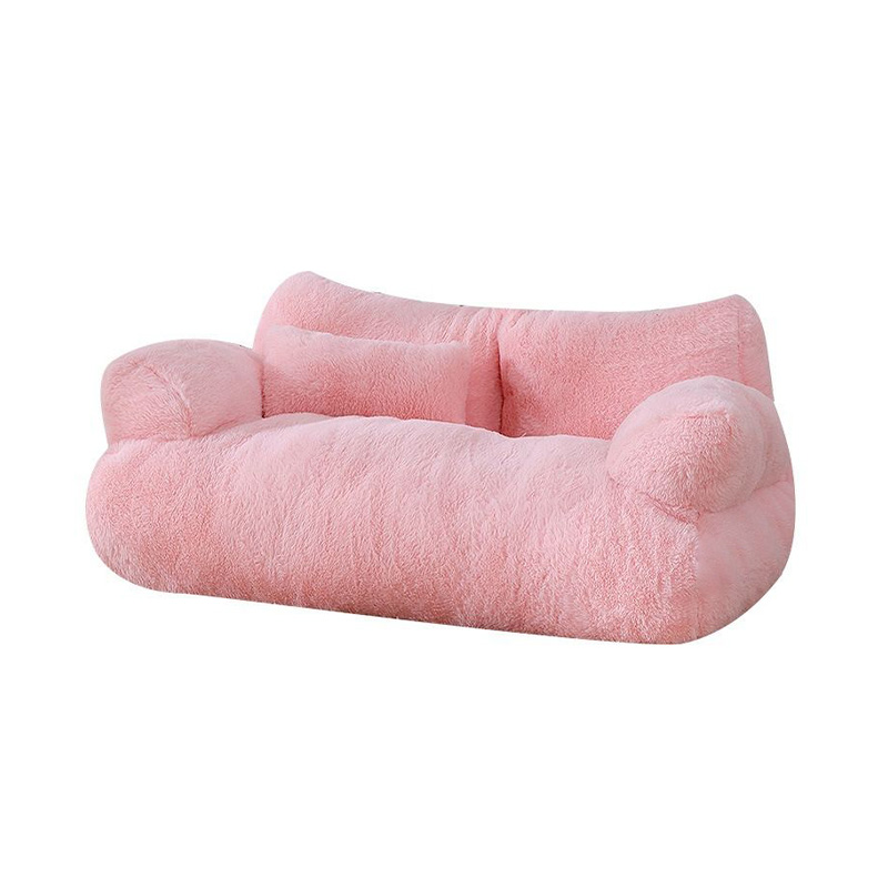 Removable and washable rectangular indoor pet sofa bed